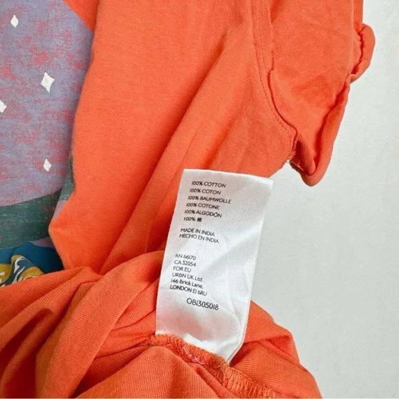 Anthropologie Womens Size Xsmall Graphics and  Grain Force of Nature Tee - Picture 9 of 12